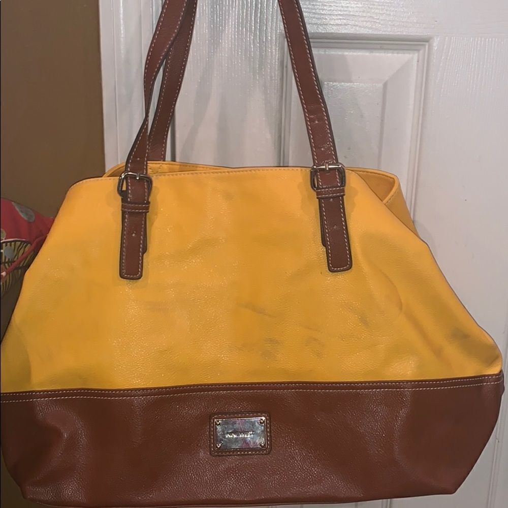 Yellow gold Nine West bag
